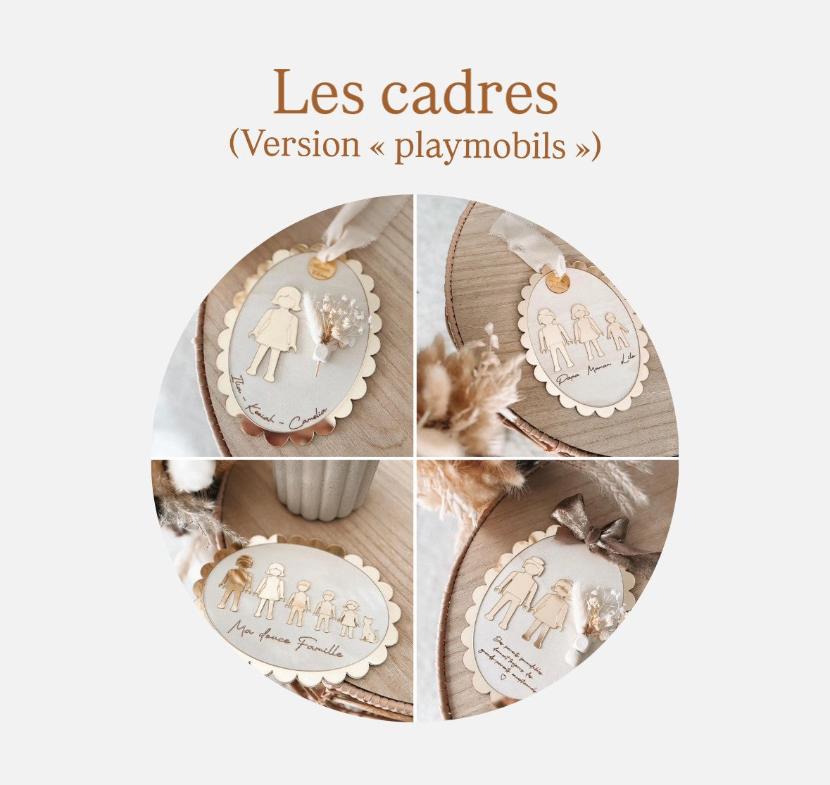 Cadre à personnaliser - version playmobils