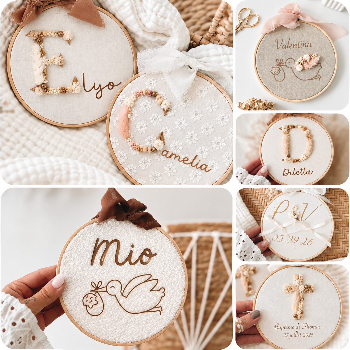 Les tambourins (naissances, baptêmes, mariages...)
