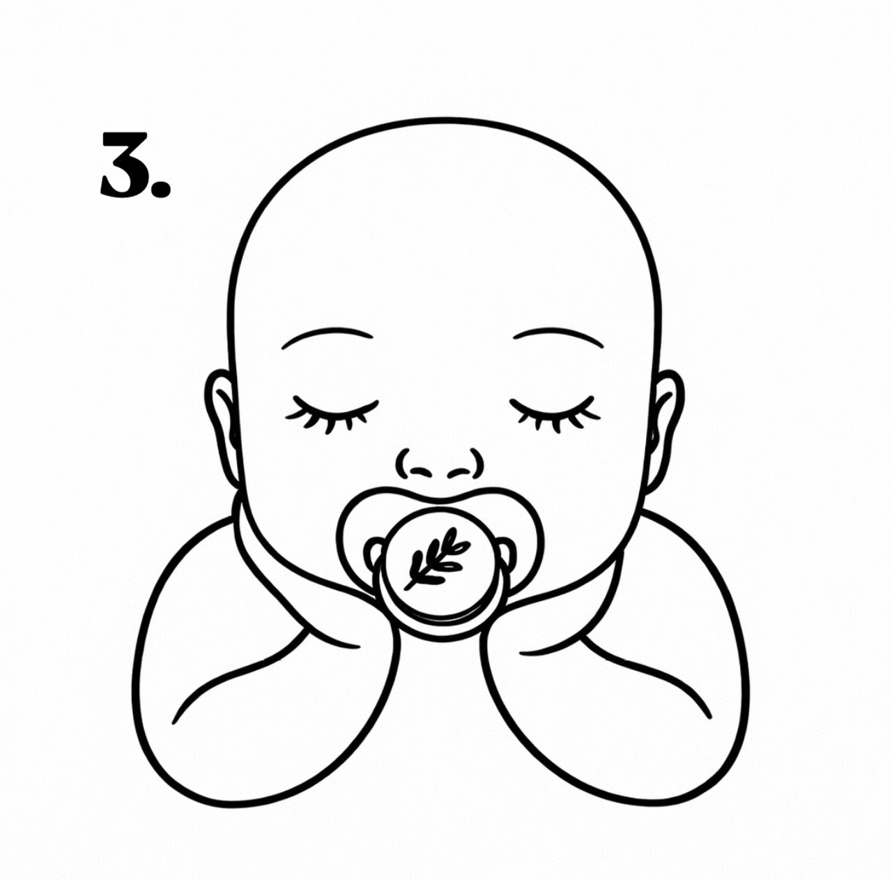 Bébé fleuri mural à personnaliser