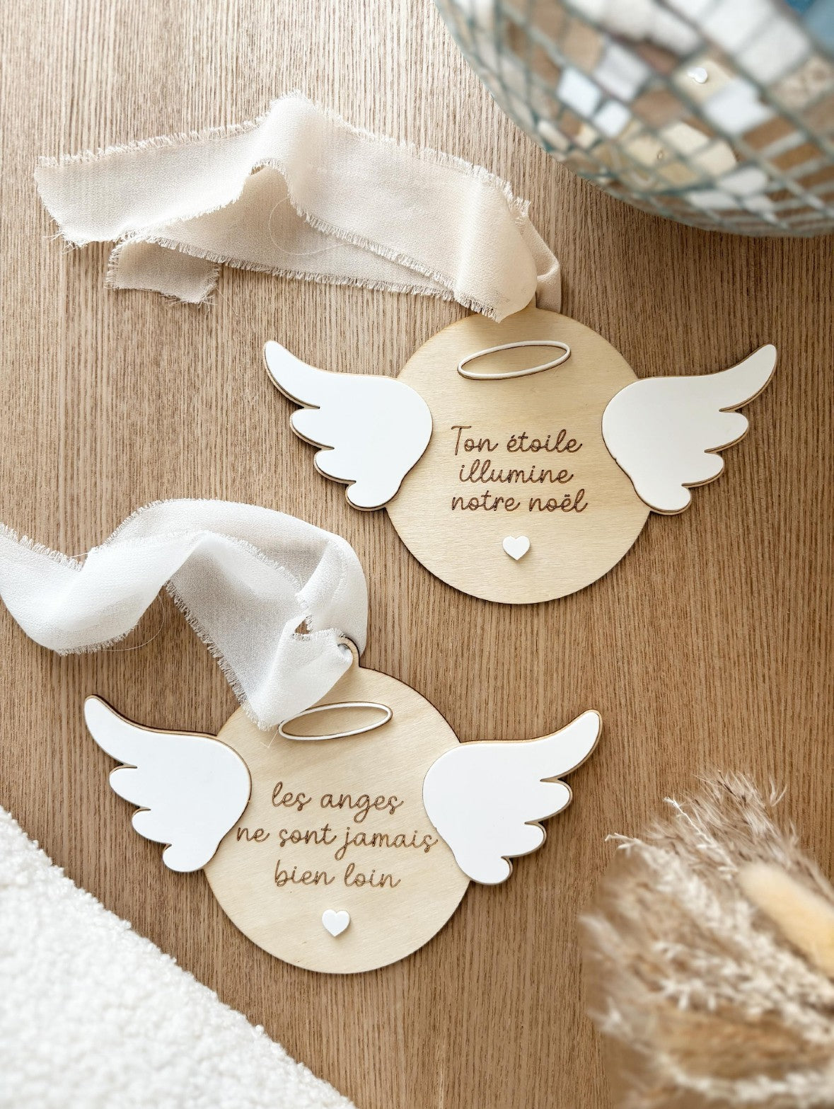 Boule de Noël Ailes d’Ange