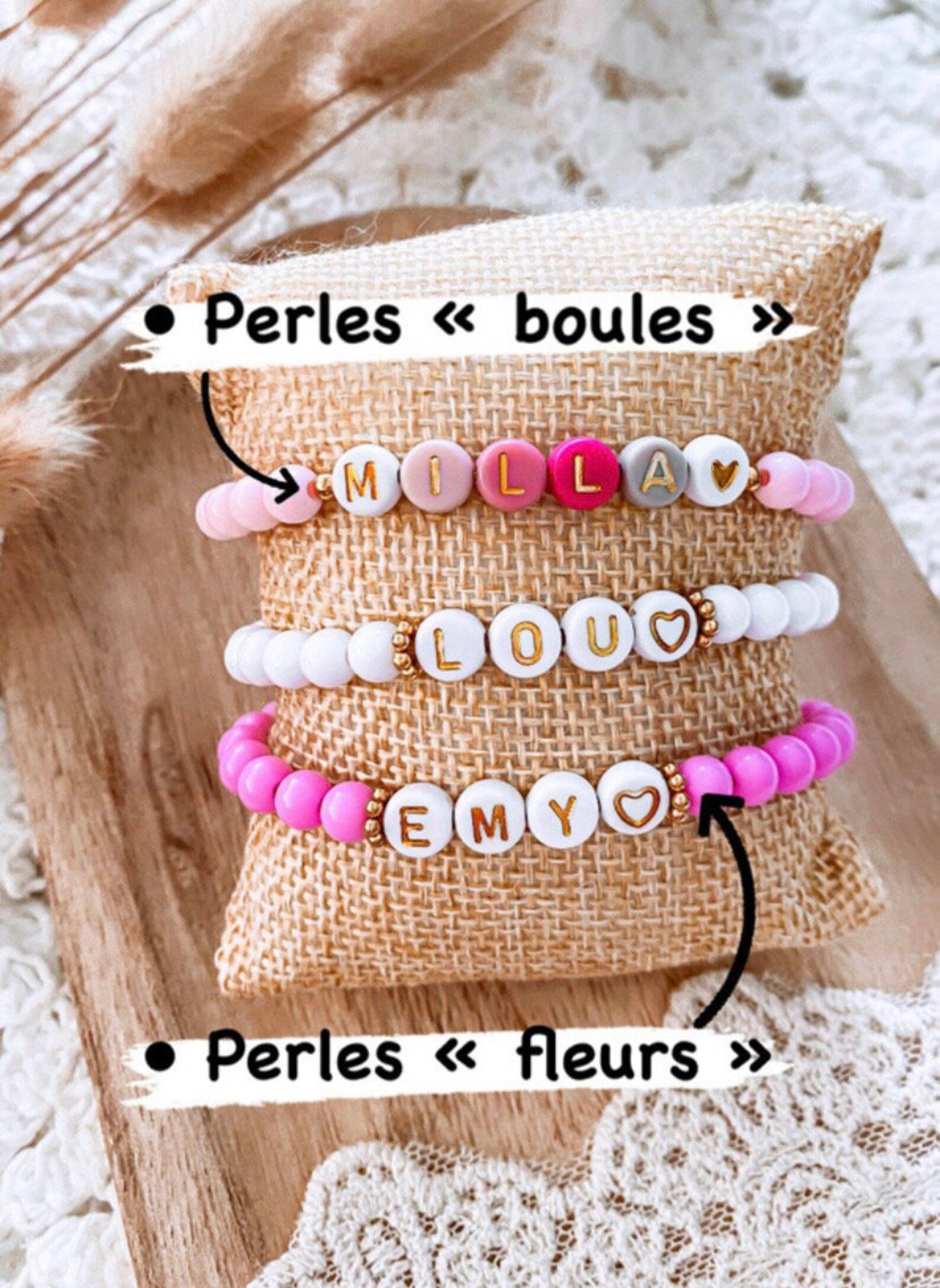 Bracelet - Mon joli prénom - ELASTIQUE