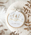 Tambourin porte alliance fleuri