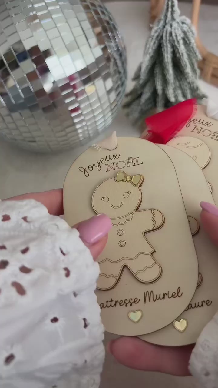 Bonhomme en pain d’épice personnalisé