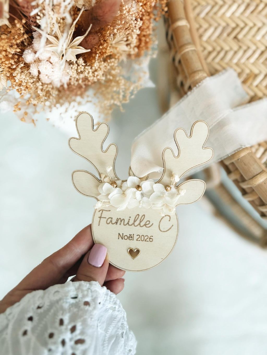 Petit renne de Noël personnalisé