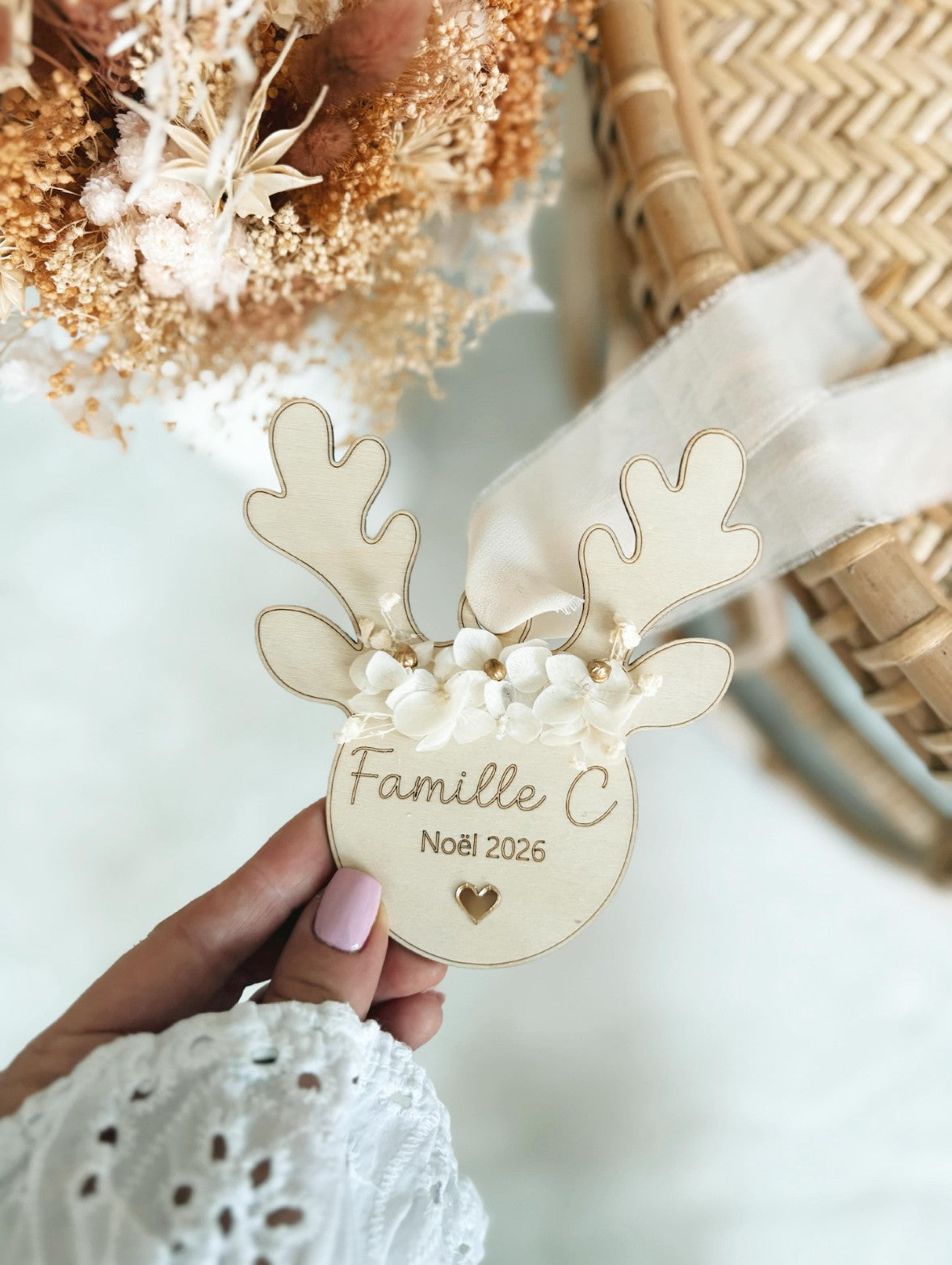 Petit renne de Noël personnalisé